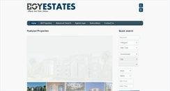 Desktop Screenshot of egyestates.com