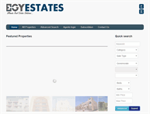 Tablet Screenshot of egyestates.com